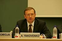 Mr.Alexander Yakovenko, Deputy Minister for Foreign Affairs, Russian Federation