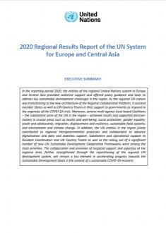 Regional Results Report for Europe and Central Asia-cover