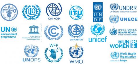 Logos of members of the Issue-based Coalition on Environment and Climate Change